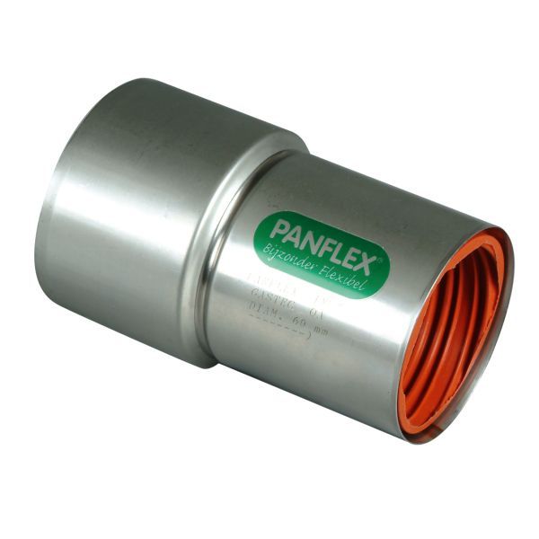 Adapter INOX Gastec QA RVS D60-80mm (omdoos 25 st)